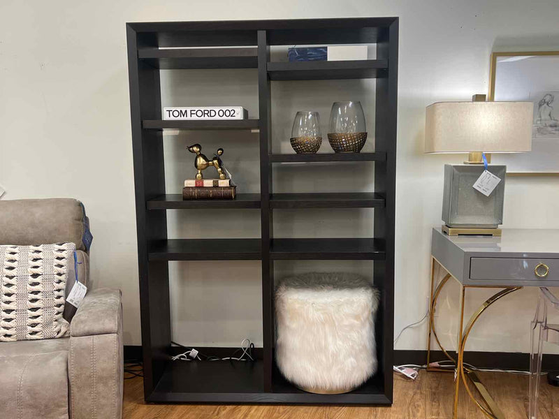 Black Open Bookcase