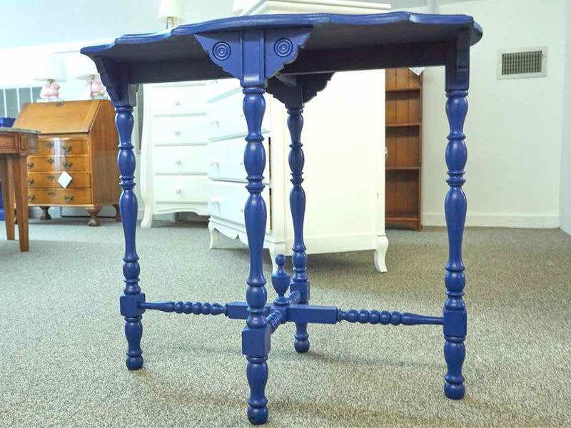 Royal Blue Turtle Top Table