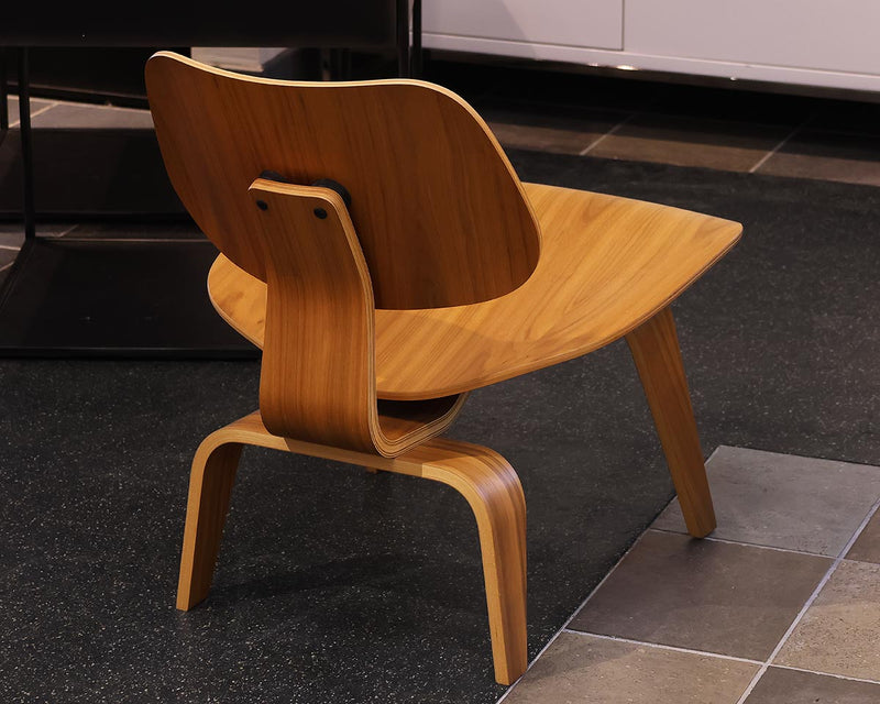 Eames Office Molded Plywood Lounge Chair in Walnut