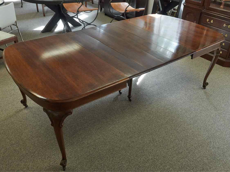 Mahogany Queen Anne Dining Table