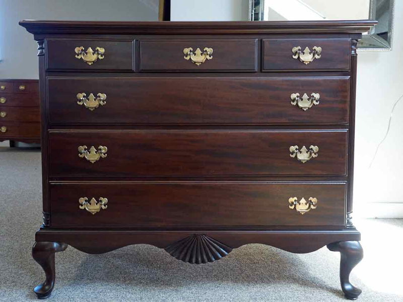 Solid Mahogany Six Drawer Dresser