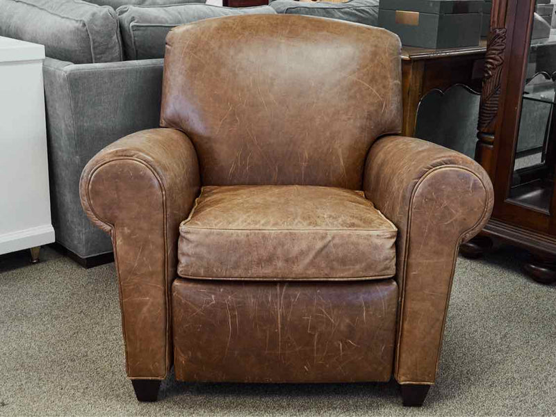 Crate & Barrel Roll Arm Recliner