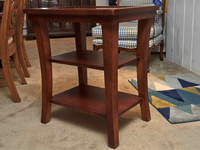 Riverside Cherry 2 Shelf  Side Table