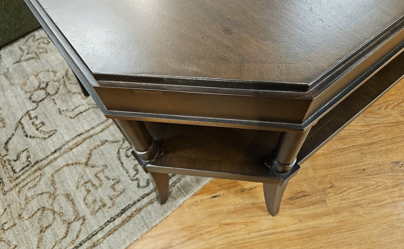 Cherry Cocktail Table with Cut Corners