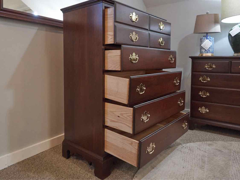 Durham Furniture Cherry Blockfront Chest