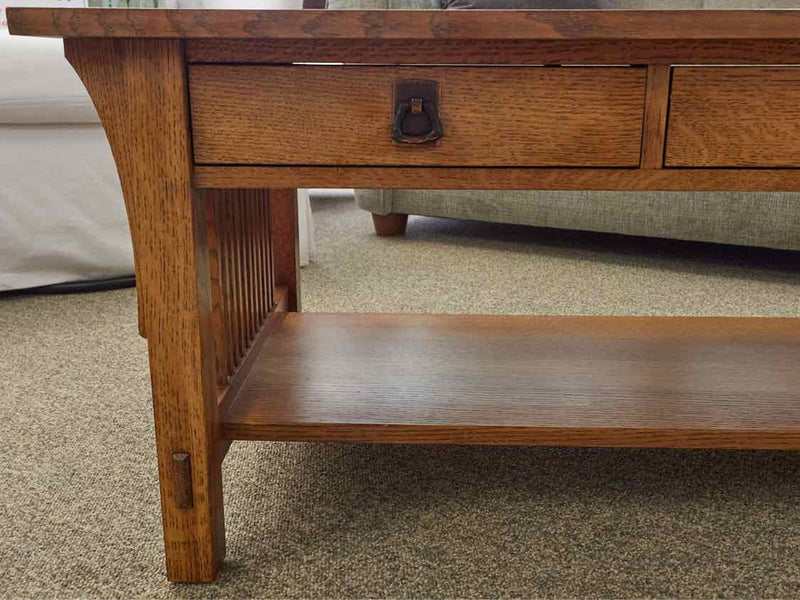 Stickley Mission Oak Cocktail Table