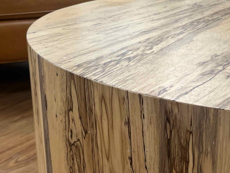 Crate & Barrel 'Dillon' Spalted Wood Cocktail Table