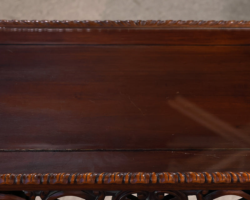 Mahogany Carved Tea Table