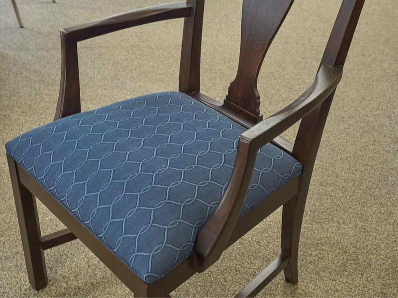 Set of 8 Ethan Allen 'Maddox' Chippendale Dining Chairs