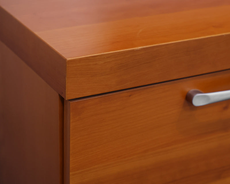 Bo Concept Sideboard in Cherry with Brushed Nickel Pulls and Legs