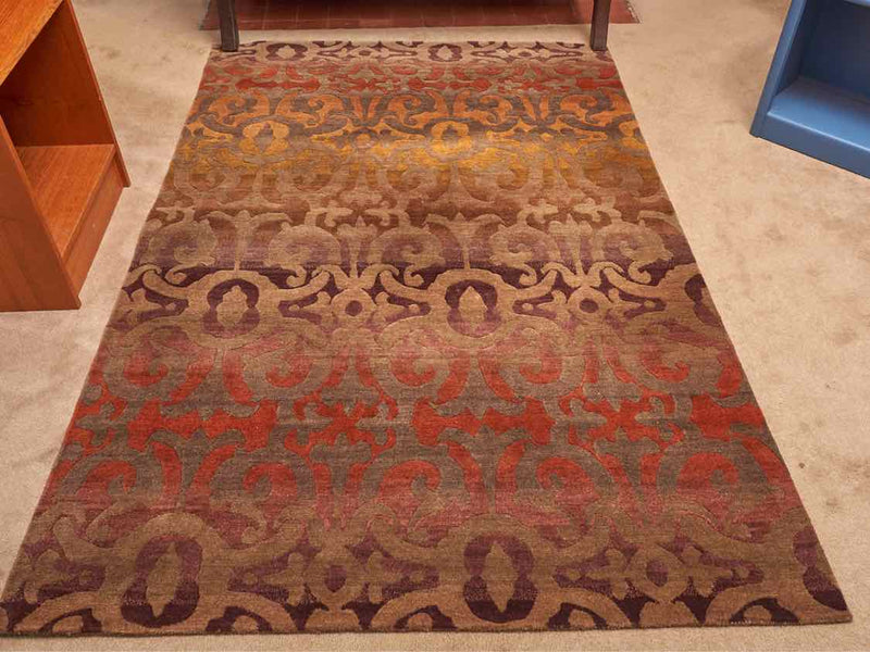 "Medallian" Hand Made Wool Area Rug Made in Nepal