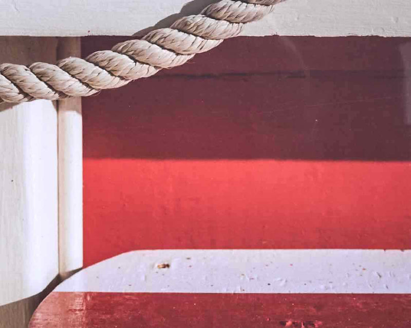 Framed Print:  "Red Striped"