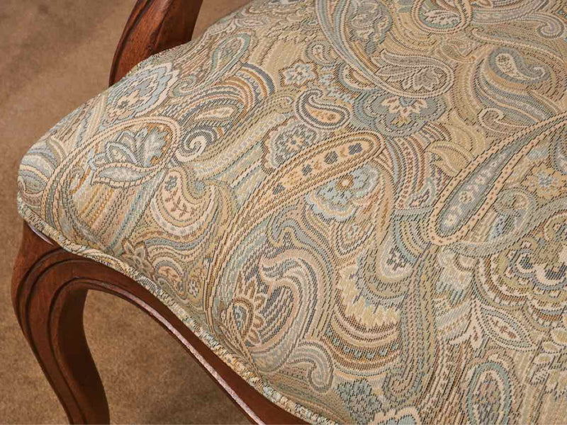 Ethan Allen French Country In Paisley Design Upholstery Chair