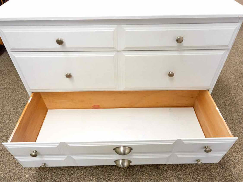 White Three Drawer Dresser