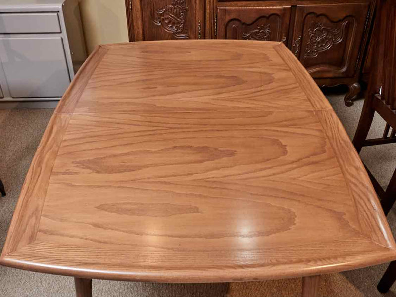 Mid Century Modern Teak (2 ) 11" Leaves Dining Table