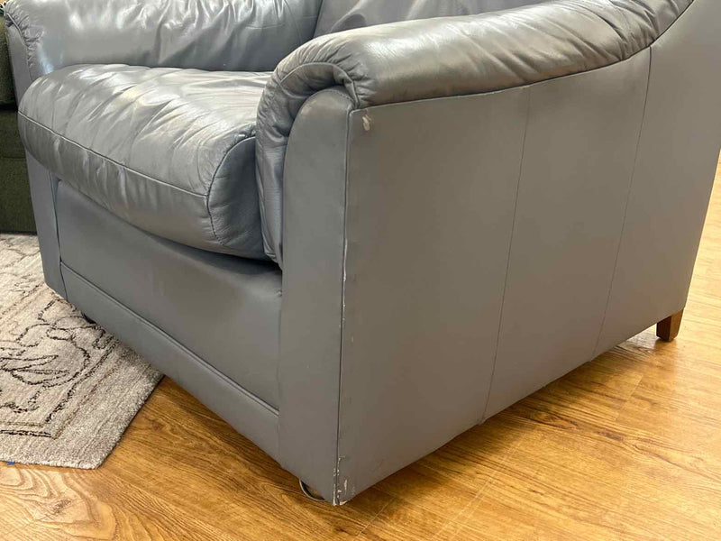 Leathercraft Grey Leather Chair