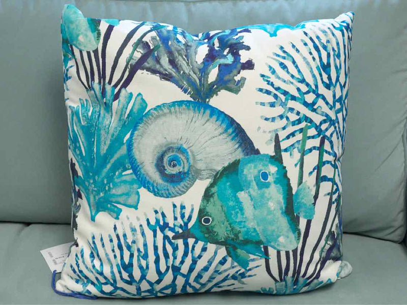 "St. Topaz Ocean" Accent Pillow