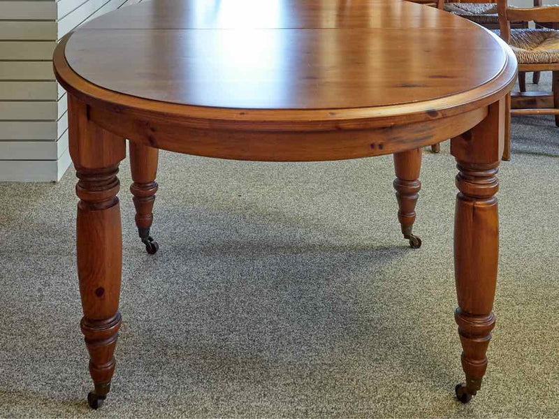 Pottery Barn Pine Oval Dining Table