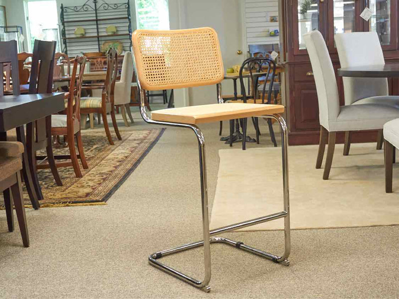 Set of 3 Breuer Cessna Style Bar Stools