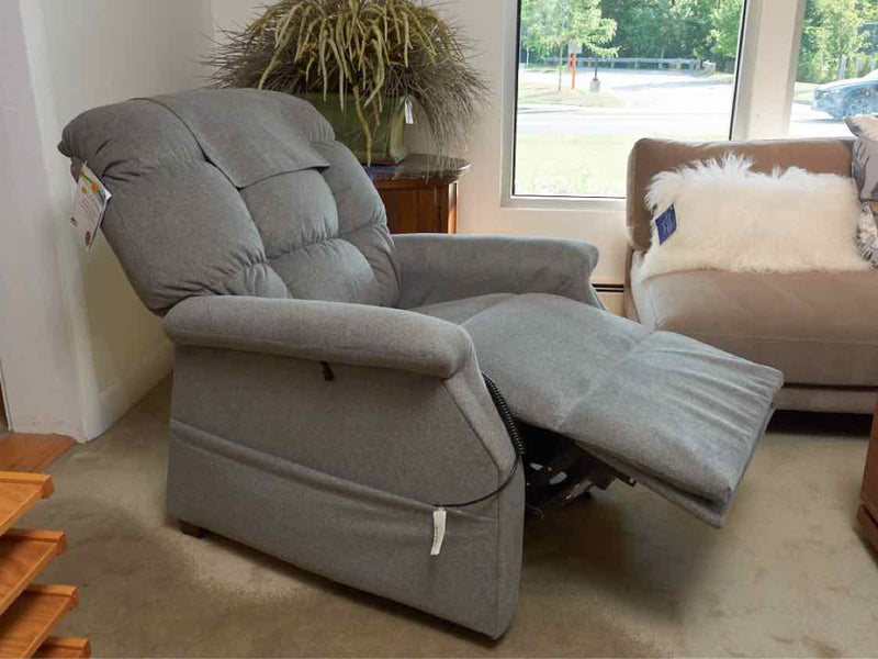 Golden' Cambridge PR401' Sterling Gray Upholstery Power Lift  Recliner