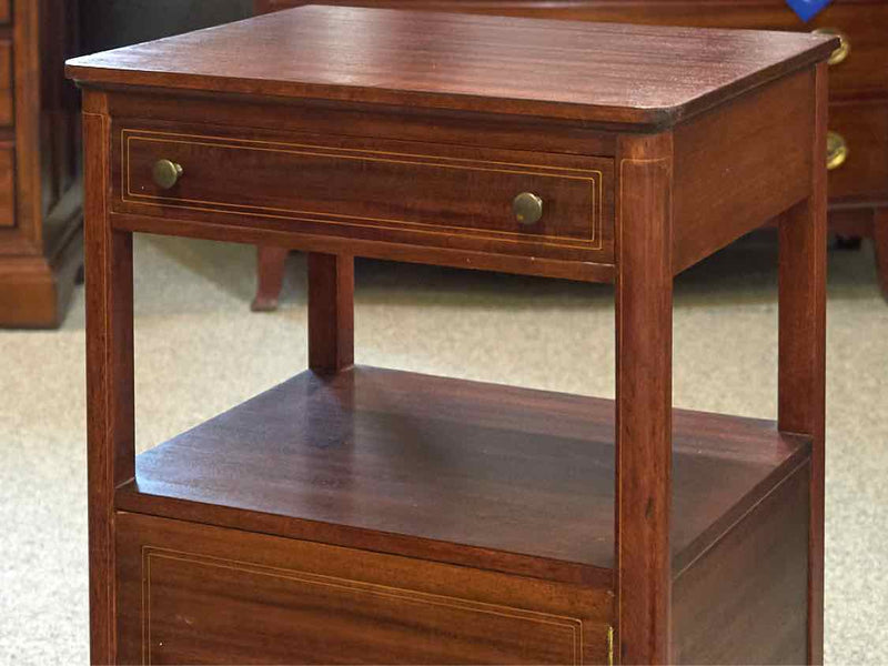 Mahogany Cabriole Leg Nightstand