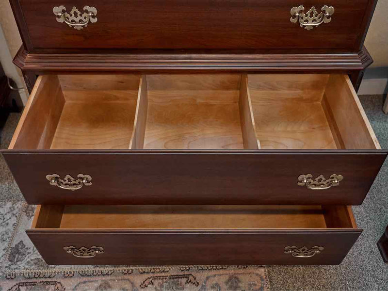 Ethan Allen  Dark Stain Cherry 7 Drawer Chests