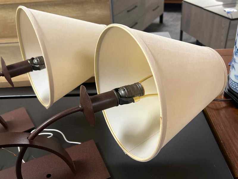 Hubbardton Forge Pair of 'Sweeping Taper' Sconces