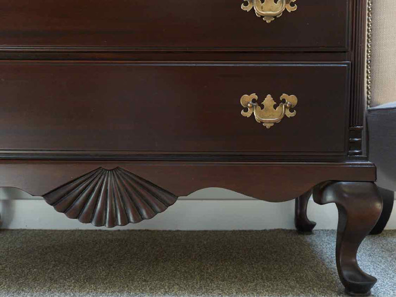 Solid Mahogany Chest on Chest