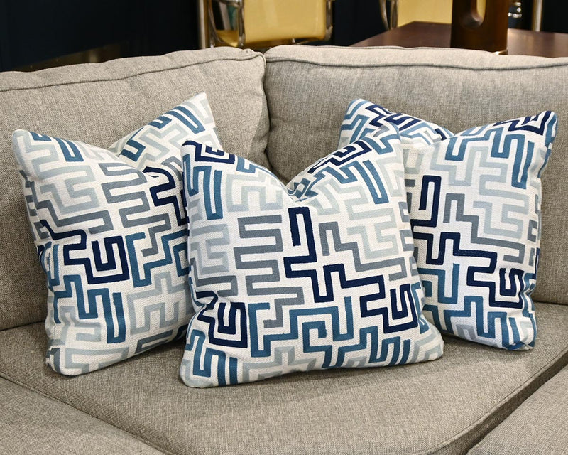 Set of 3 Snyder Paper Corporation Geometric Accent Pillows