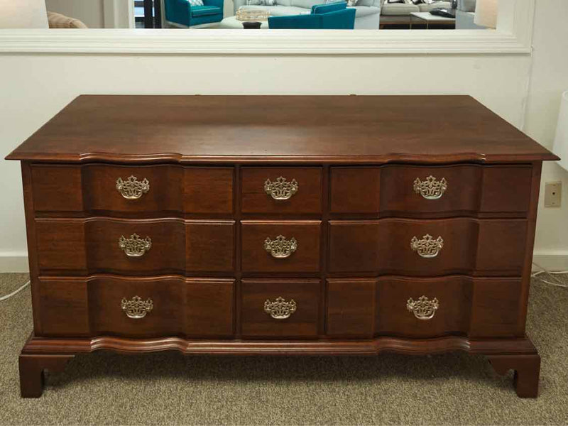 Century Furniture Solid Mahogany Nine Drawer Dresser