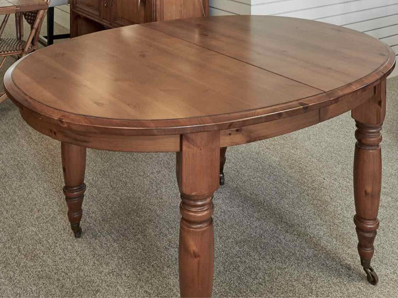 Pottery Barn Pine Oval Dining Table