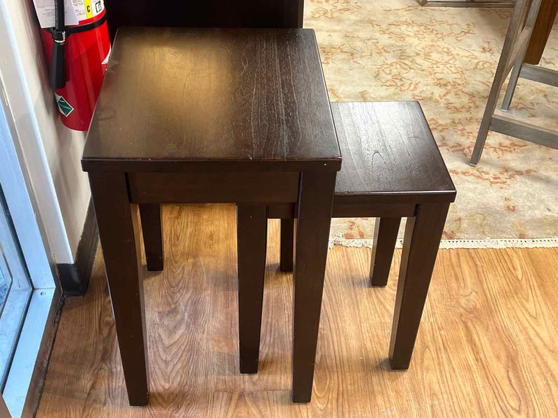 Pottery Barn Pair of Nesting Side Tables