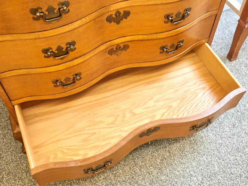 Maddox Furniture Serpentine Front  Secretary Desk