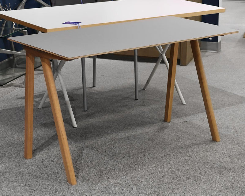 Design within Reach Hay Copenhague 90 Desk in Grey & Oak with About A 12 Chair