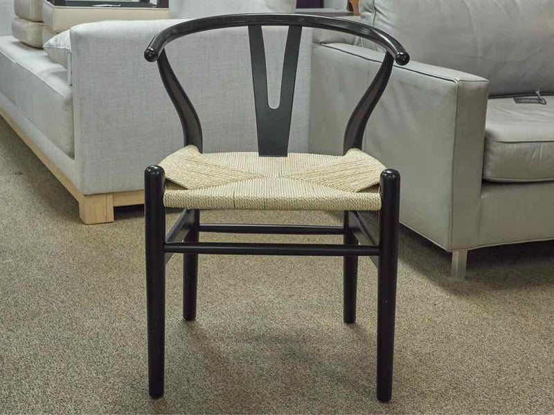 Black Wishbone Desk Chair