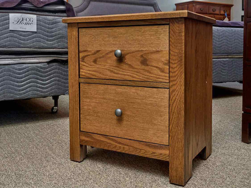 Vaughan Bassett Natural Fundamentals 2 Drawer Nightstand