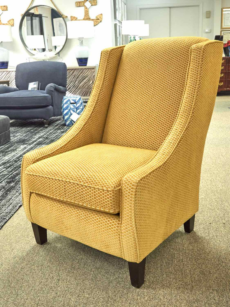 Pair of Contemporary Wingback Chairs