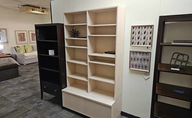 Room & Board White Wash Bookcase