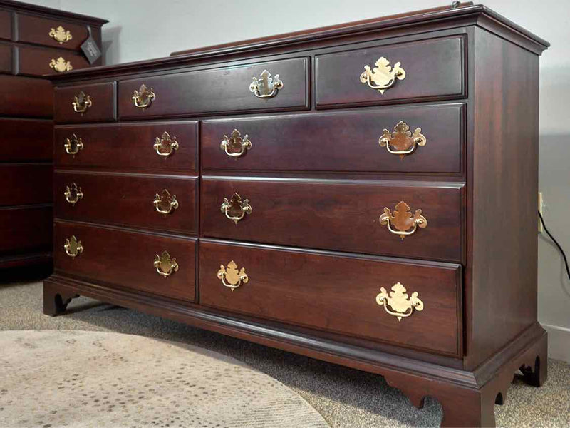 Durham Furniture Cherry Blockfront Dresser