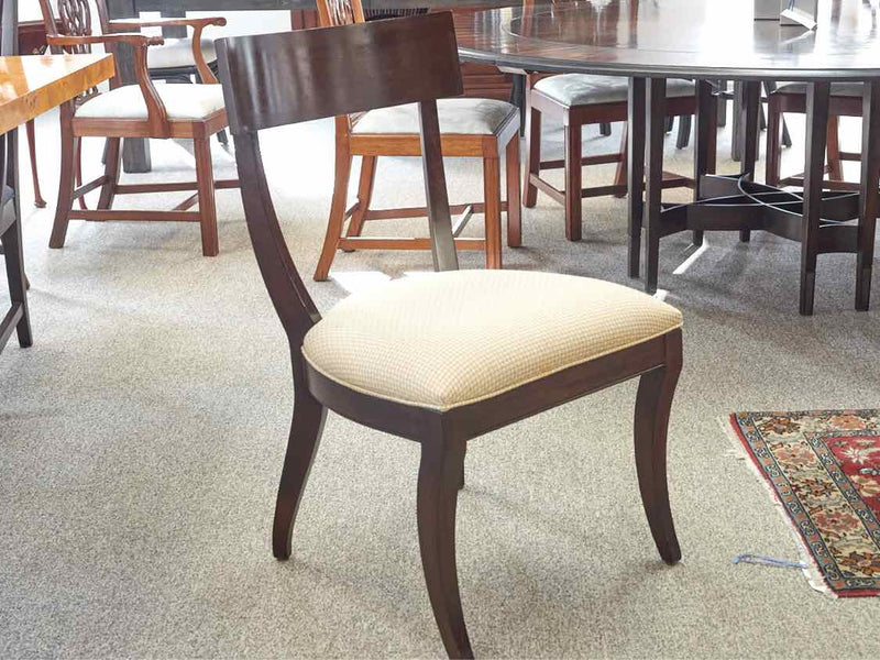 Set of 5 Ethan Allen 'Klismos' Dining Chairs