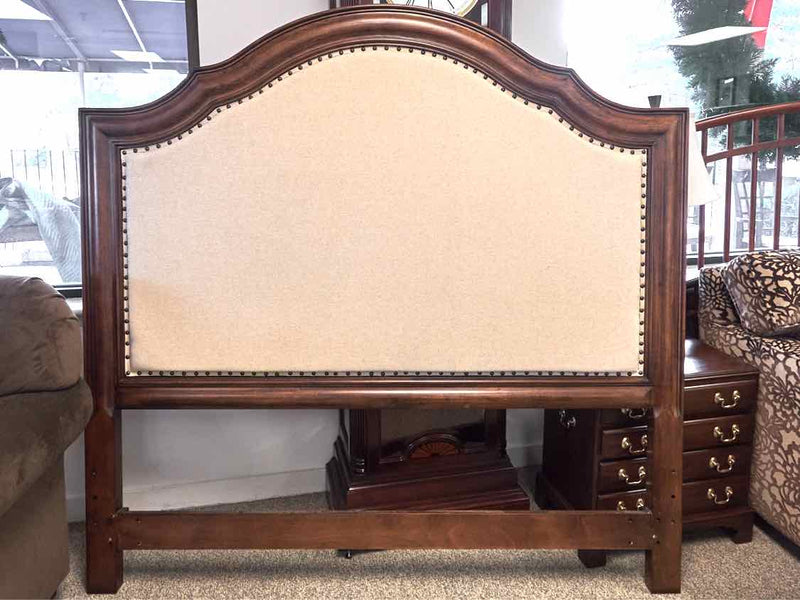 Hooker Furniture Queen French Beige Upholstered  Headboard