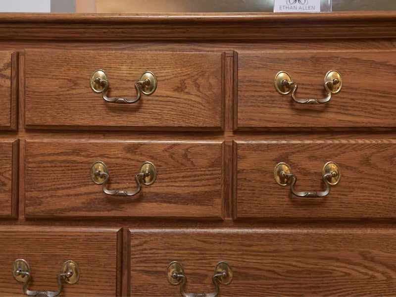 Cochrane Oak 10 Drawer  Dresser