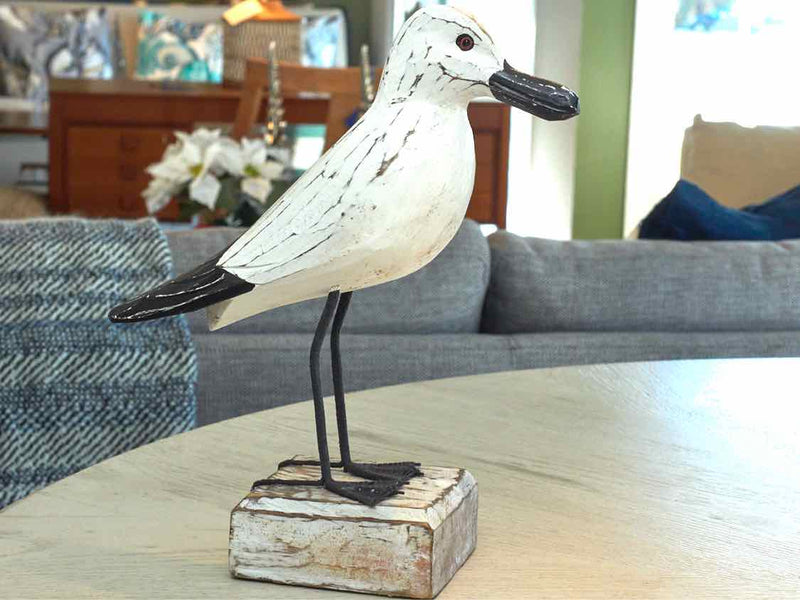 Wooden Seagull Decor