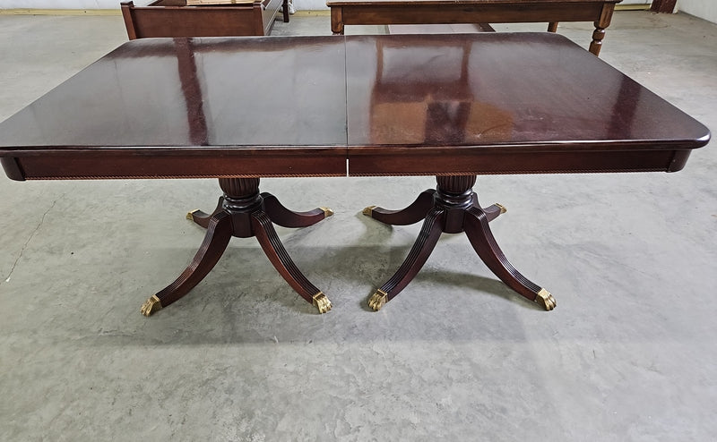 Mahogany Double Pedestal Dining Table