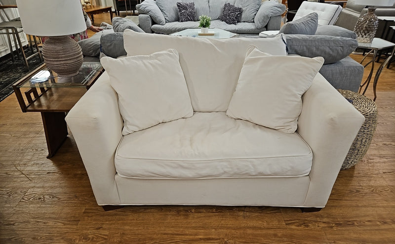 Ethan Allen Twin Sleeper Sofa in Cream