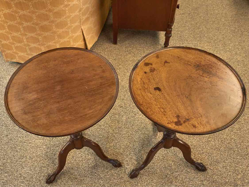 Pair of Mahogany Flip Top Side Tables