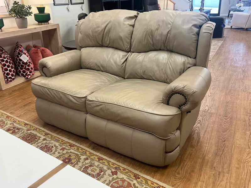 Leather Reclining Loveseat