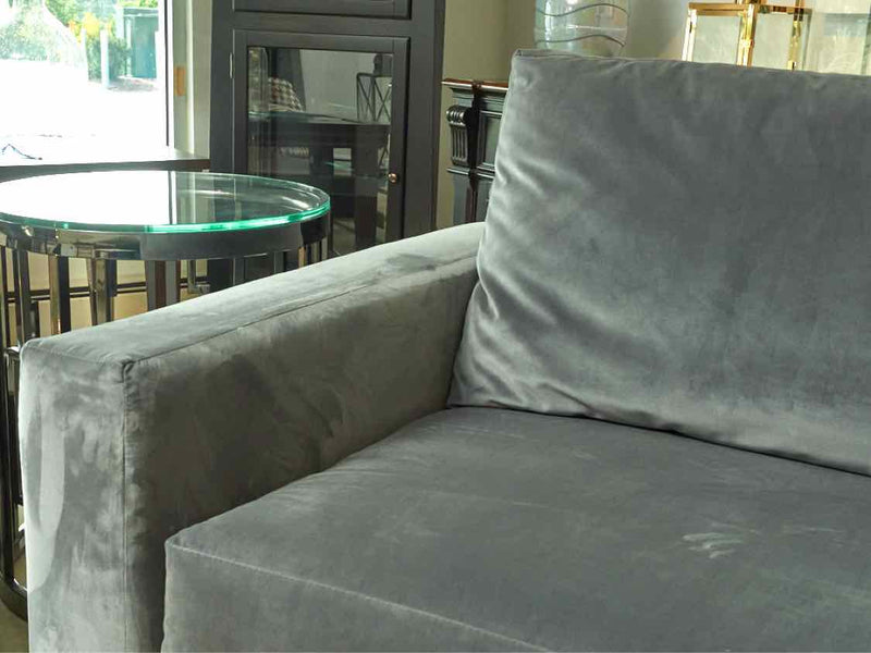 Huntington House Oversized Chair In 'Pewter Gray' Micro Fiber Upholstery