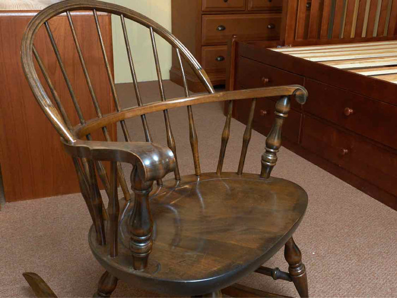 Nichols & Stone Petite Dark Stained Cherry Rocking Chair