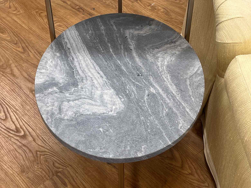 West Elm 'Geo' Marble Stepped Side Table